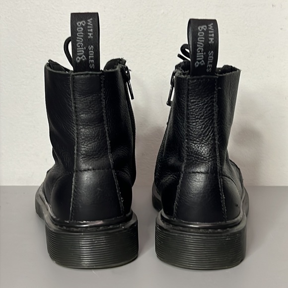 Dr. Martens 1460 Pascal Mono J Ankle Boots Black Leather Sz 4 Women/ 3 Junior - Picture 3 of 7